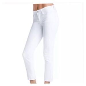 J BRAND 935 ANKLE JEANS WHITE SIZE 28